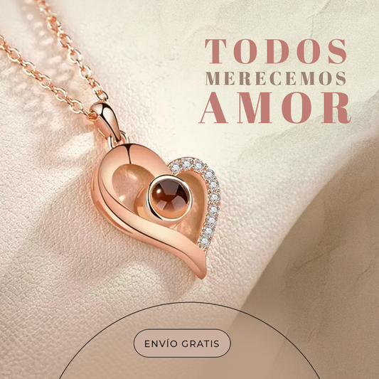 Collar de Diamantes Zircon: Te Amo en 100 Idiomas 💕